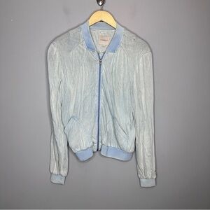 Liverpool lightweight bleach washed full zip jacket